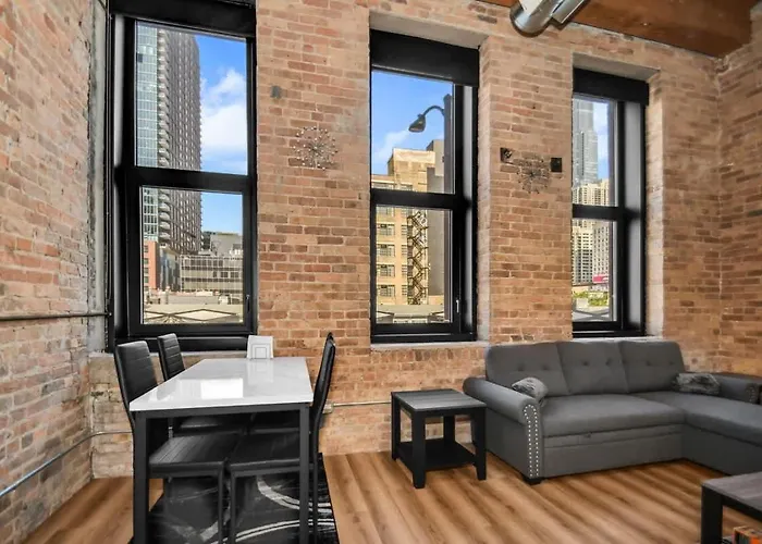 Appartamento River North Rooftop With In And Out Parking 1 Chicago